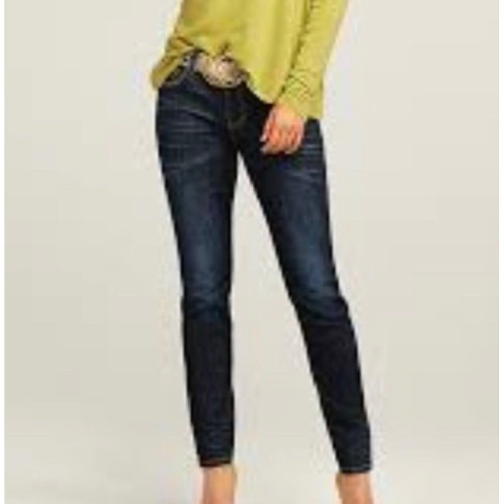 Cabi Skinny Jeans 10 Dark Wash Indigo Mid Rise Denim 4150 Womens